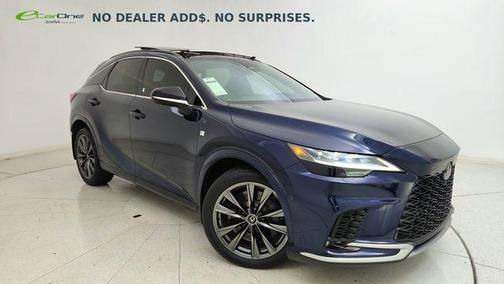 Blue 2023 Lexus RX 350 F SPORT Handling