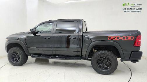 Diamond Black Crystal Pearlcoat 2025 RAM 1500 RHO Crew Cab 4x4 5'7' Box