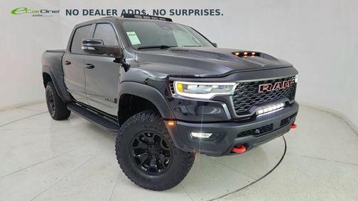 Diamond Black Crystal Pearlcoat 2025 RAM 1500 RHO Crew Cab 4x4 5'7' Box