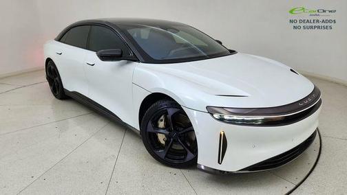 Stellar White Metallic 2024 Lucid Air Grand Touring