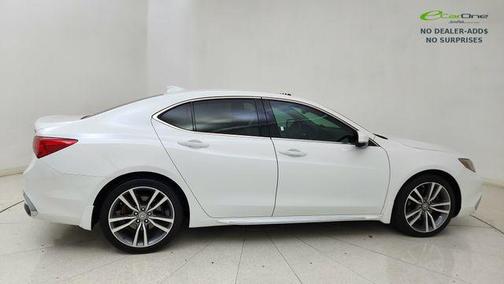 Platinum White Pearl 2020 Acura TLX Technology