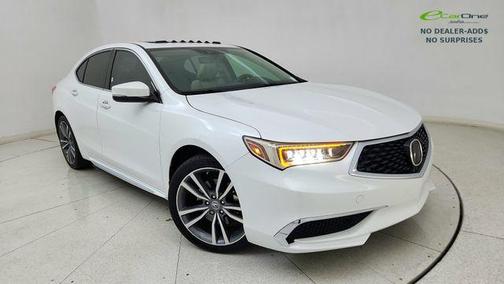 Platinum White Pearl 2020 Acura TLX Technology