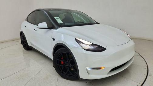 Pearl White Multi-Coat 2021 Tesla Model Y Performance Dual Motor All-Wheel Drive