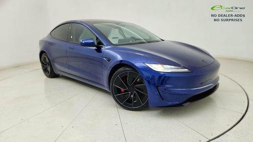 Deep Blue Metallic 2026 Tesla Model 3 Performance