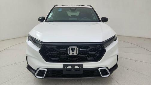 Platinum White Pearl 2025 Honda CR-V Hybrid Sport Touring AWD