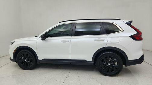 Platinum White Pearl 2025 Honda CR-V Hybrid Sport Touring AWD