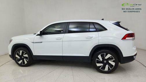 Pure White 2025 Volkswagen Atlas Cross Sport 2.0T SE w/Technology