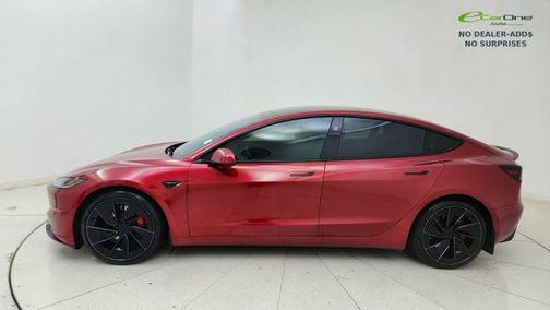 Ultra Red 2024 Tesla Model 3 Performance