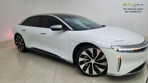 Stellar White 2022 Lucid Air Grand Touring