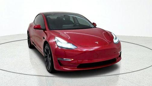 Red Multi-Coat 2023 Tesla Model 3 Performance