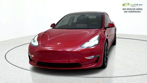 Red Multi-Coat 2023 Tesla Model 3 Performance