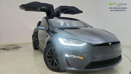 Deep Blue Metallic 2022 Tesla Model X Dual Motor All-Wheel Drive