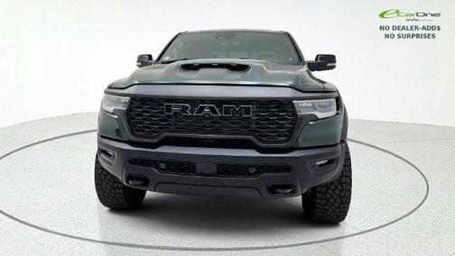 Serrano Green Metallic 2026 RAM 1500 RHO Crew Cab 4x4 5'7' Box