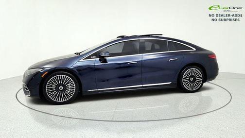 Blue 2023 Mercedes-Benz EQS 450 4MATIC