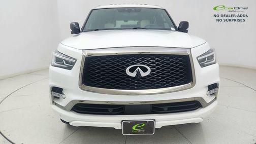 Moonstone White 2024 INFINITI QX80 SENSORY AWD