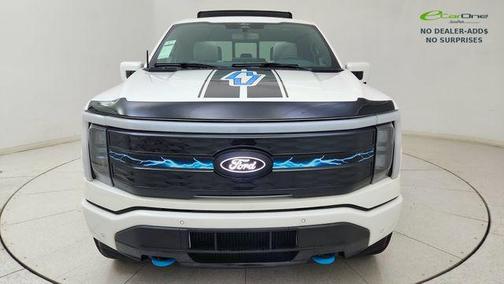 Star White Metallic Tri-Coat 2024 Ford F-150 Lightning Platinum