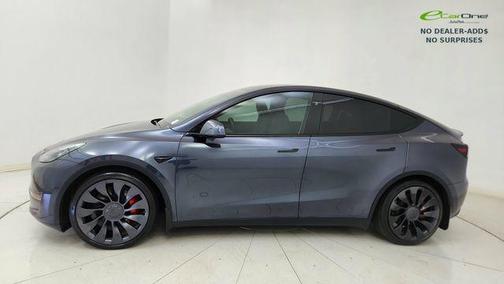 Solid Black 2025 Tesla Model Y Performance Dual Motor All-Wheel Drive