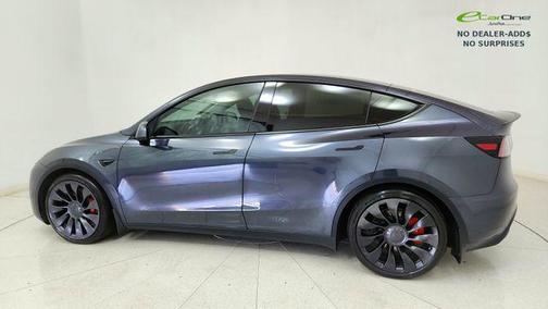 Solid Black 2025 Tesla Model Y Performance Dual Motor All-Wheel Drive