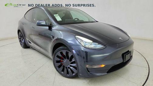 Solid Black 2025 Tesla Model Y Performance Dual Motor All-Wheel Drive