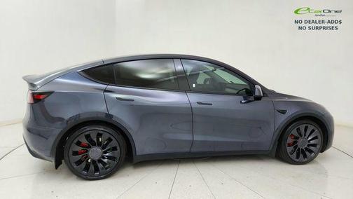 Solid Black 2025 Tesla Model Y Performance Dual Motor All-Wheel Drive