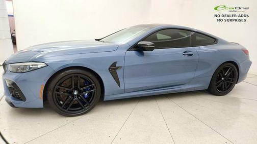 Barcelona Blue Metallic 2022 BMW M8 Competition