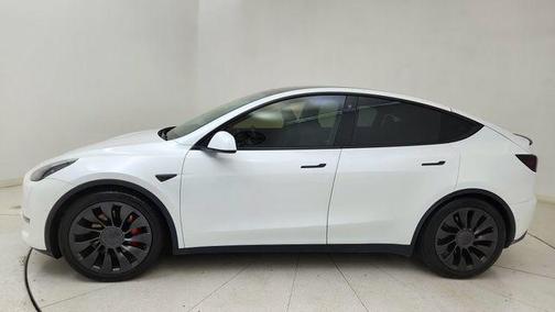 Pearl White Multi-Coat 2022 Tesla Model Y Performance Dual Motor All-Wheel Drive
