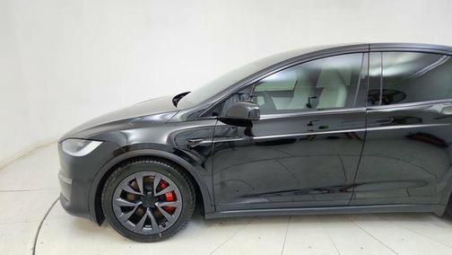 Solid Black 2024 Tesla Model X Plaid Tri Motor All-Wheel Drive