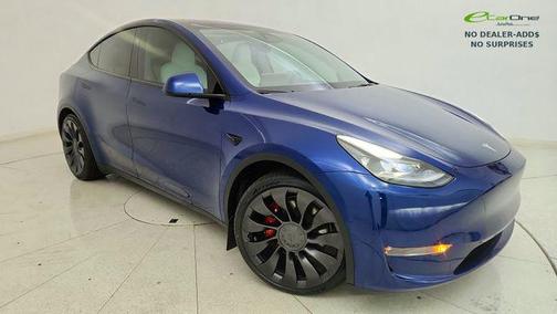 Deep Blue Metallic 2024 Tesla Model Y Performance Dual Motor All-Wheel Drive