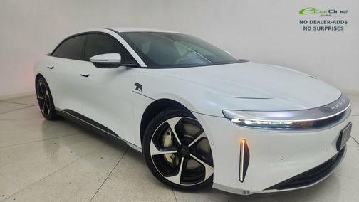 Stellar White Metallic 2024 Lucid Air Touring