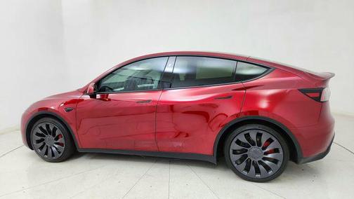Ultra Red 2025 Tesla Model Y Performance Dual Motor All-Wheel Drive