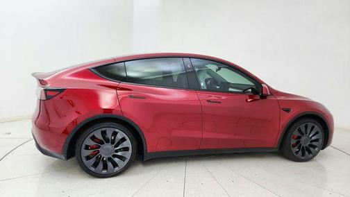 Ultra Red 2025 Tesla Model Y Performance Dual Motor All-Wheel Drive