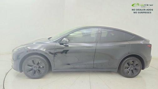 Solid Black 2025 Tesla Model Y Long Range Dual Motor Rear-Wheel Drive