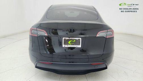 Solid Black 2025 Tesla Model Y Long Range Dual Motor Rear-Wheel Drive