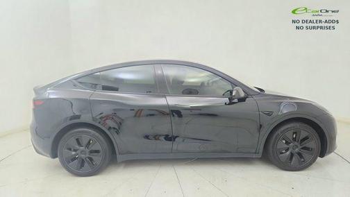 Solid Black 2025 Tesla Model Y Long Range Dual Motor Rear-Wheel Drive