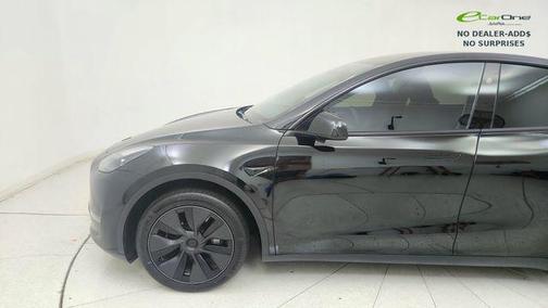Solid Black 2025 Tesla Model Y Long Range Dual Motor Rear-Wheel Drive