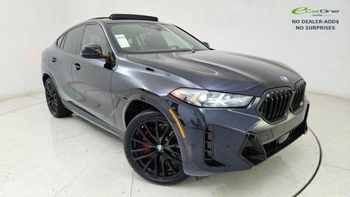 Carbon Black Metallic 2025 BMW X6 xDrive40i