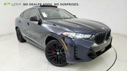 Carbon Black Metallic 2025 BMW X6 xDrive40i