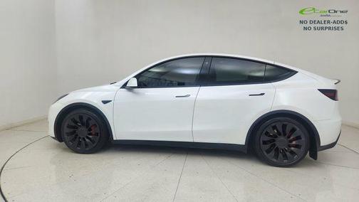 Pearl White Multi-Coat 2022 Tesla Model Y Performance Dual Motor All-Wheel Drive