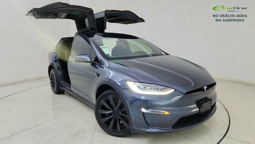 Gray 2022 Tesla Model X Dual Motor All-Wheel Drive