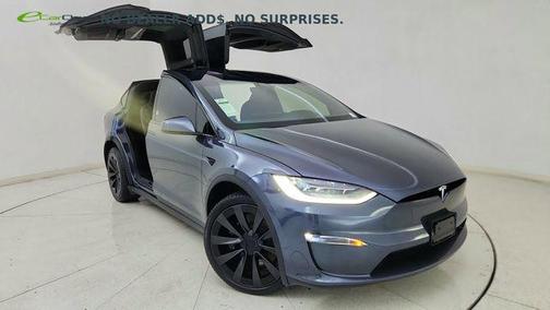 Gray 2022 Tesla Model X Dual Motor All-Wheel Drive