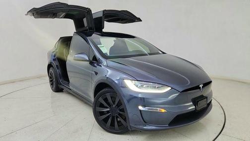 Gray 2022 Tesla Model X Dual Motor All-Wheel Drive