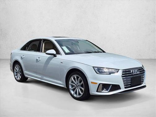 White 2019 Audi A4 45 Premium