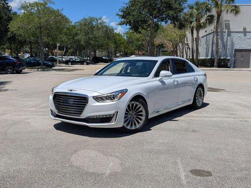 Casablanca White 2017 Genesis G90 Premium