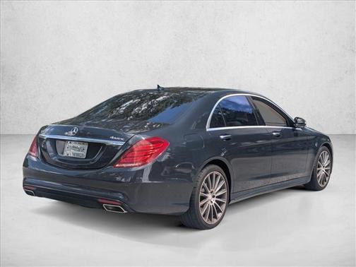 Anthracite Blue Metallic 2015 Mercedes-Benz S-Class 4MATIC