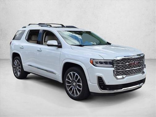 White Frost Tricoat 2021 GMC Acadia Denali