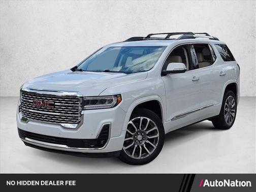 White Frost Tricoat 2021 GMC Acadia Denali