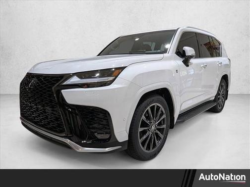 Ultra White 2026 Lexus LX 700h F SPORT Handling