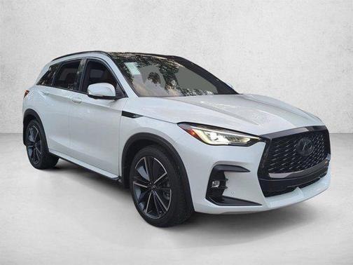 Radiant White 2023 INFINITI QX50 SPORT