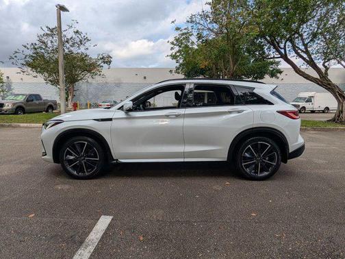 Radiant White 2023 INFINITI QX50 SPORT