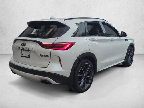 Radiant White 2023 INFINITI QX50 SPORT